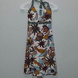 Patagonia XS flowered patterned halter dress